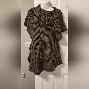 Wool blend tunic